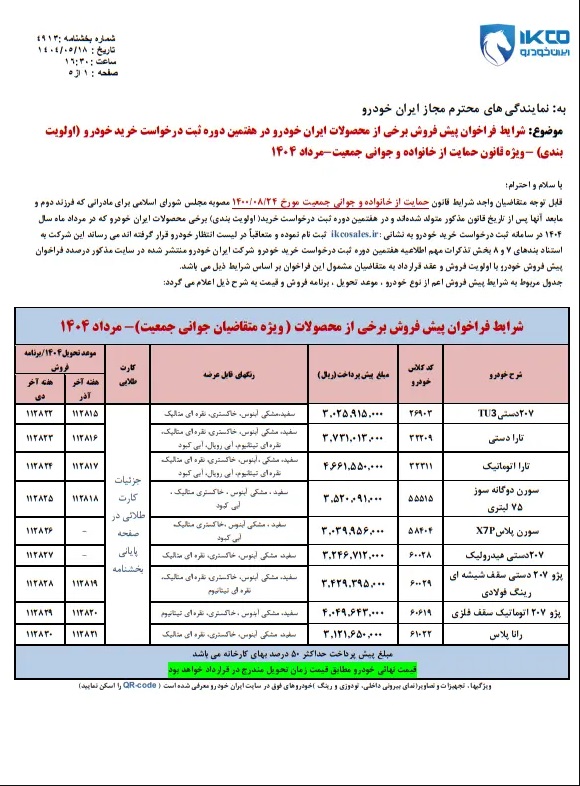 ایران+خودرو+طرح+فروش+قیمت